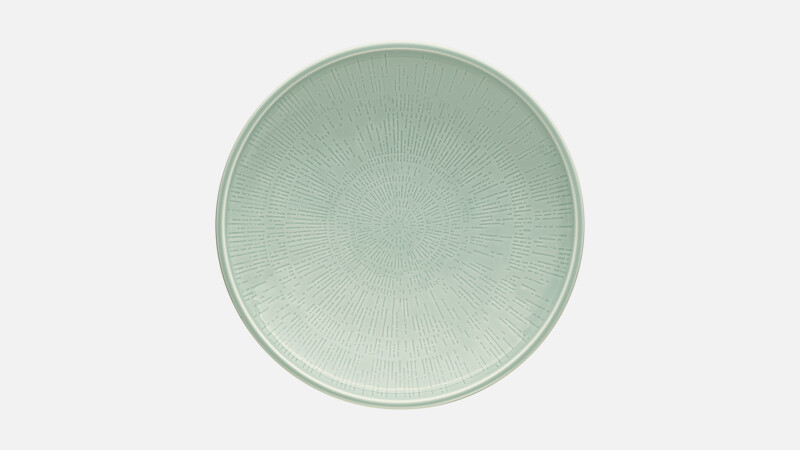 Assiette creuse ronde coupe structure 26,1 cm