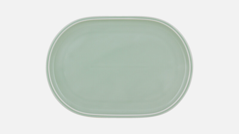 Plat ovale coupe