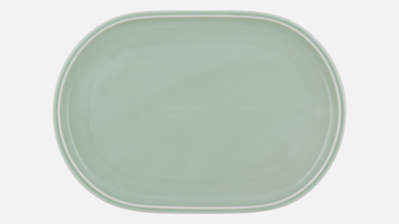 Plat ovale coupe