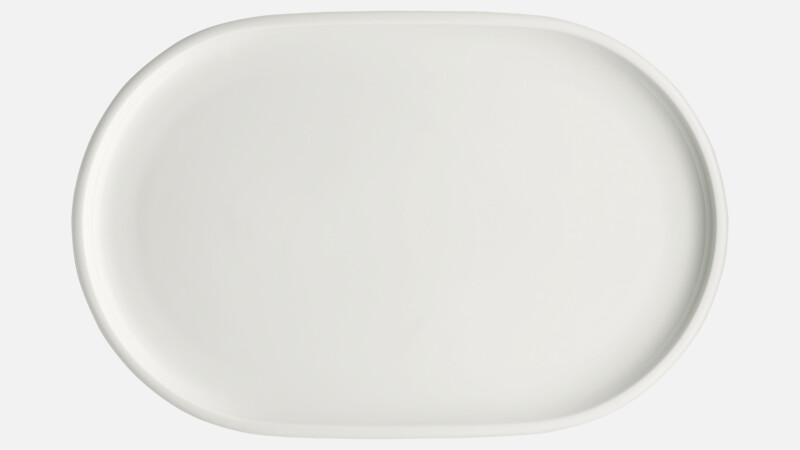 Plat ovale coupe