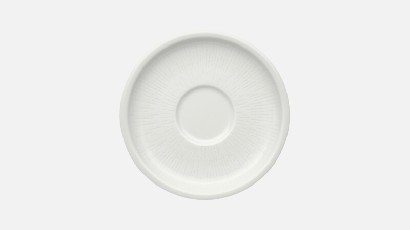 Soucoupe ronde structure 12,7 cm