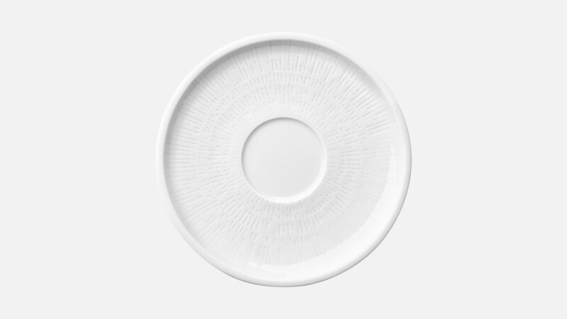 Soucoupe combinée ronde structure 16,5 cm