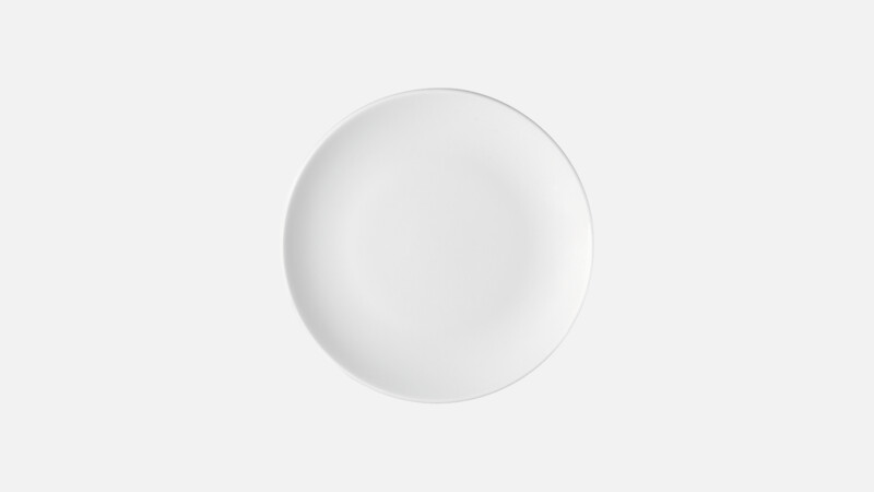 Plate flat round coupe 15 cm