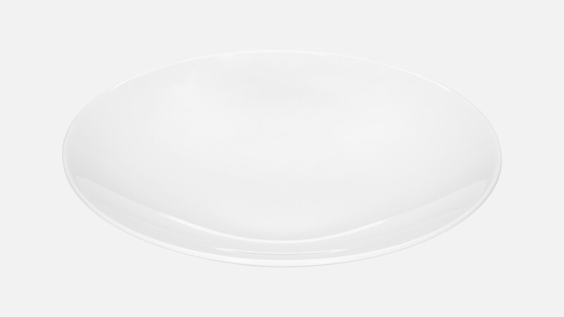 Assiette creuse ronde coupe 24 cm