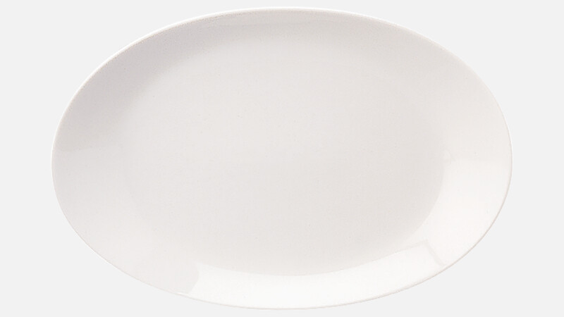 Platter oval coupe