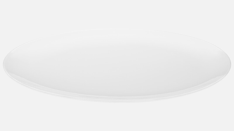 Platter oval coupe