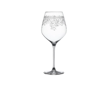 Arabesque Burgundy Glass