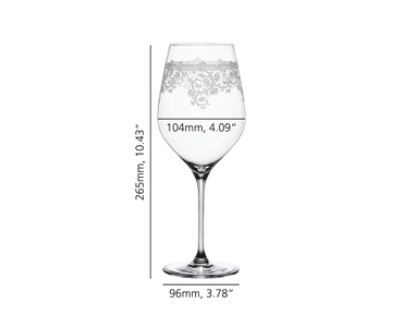 Arabesque Bordeaux Glass