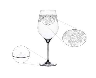 Arabesque Bordeaux Glass