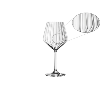 Lifestyle Burgundy Glass