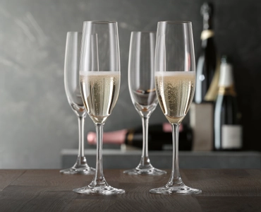 Flûte à champagne pour amateurs de vin