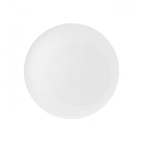 Texture White - Assiette de Présentation Drizzle 33