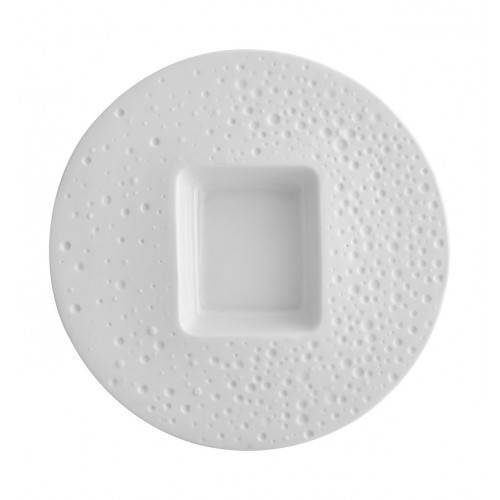 Mineral - Rechteckiger Teller Biscuit 23