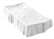 Klippenpodium matt 15x10cm