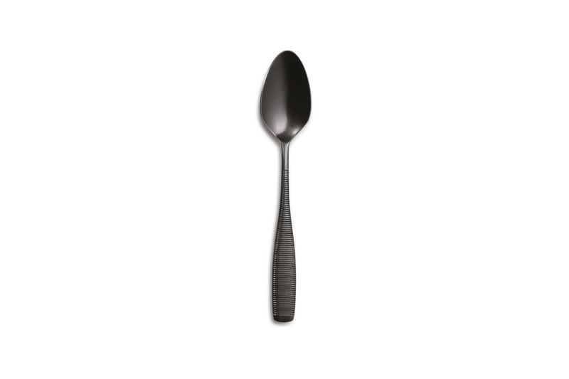Fleur De Lys Vintage Black Table Spoon