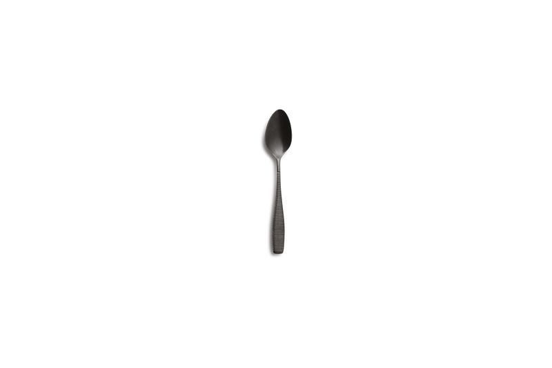 Fleur De Lys Vintage Black Moka Spoon