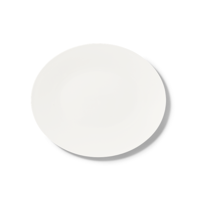 Ovale Schaal Wit (28cm)