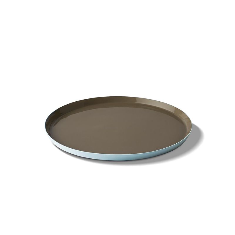 Round Starter Plate Double Colour Ivory