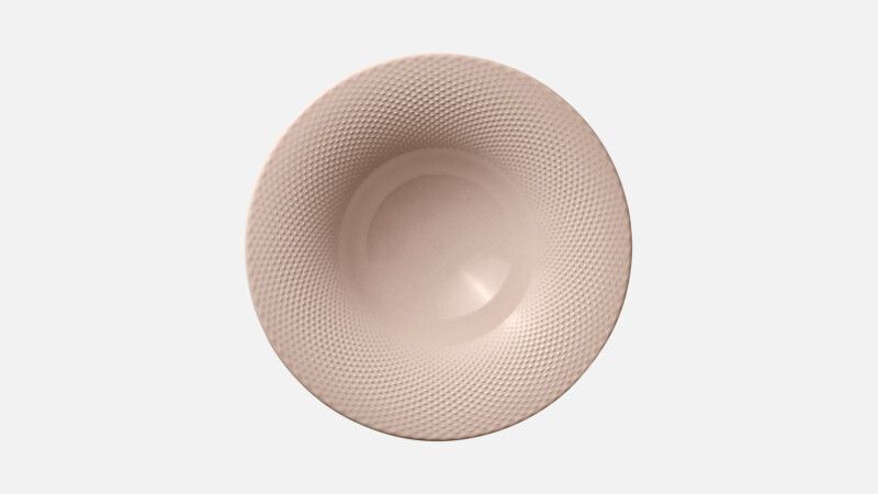 Plate deep round coupe embossed 27 cm