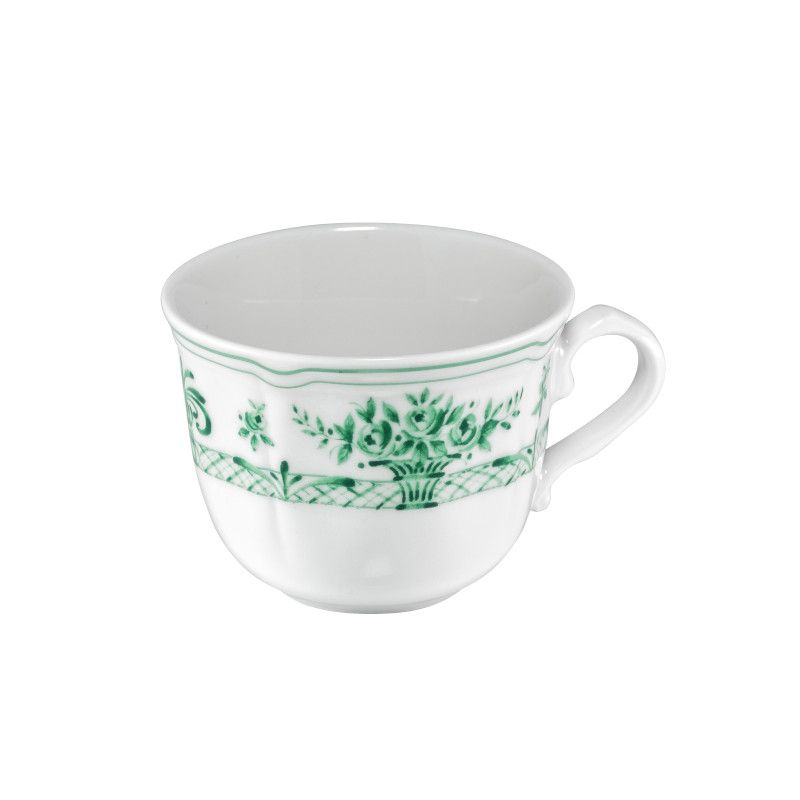 Anthiros Weiß und Grün Kaffeetasse cl 10