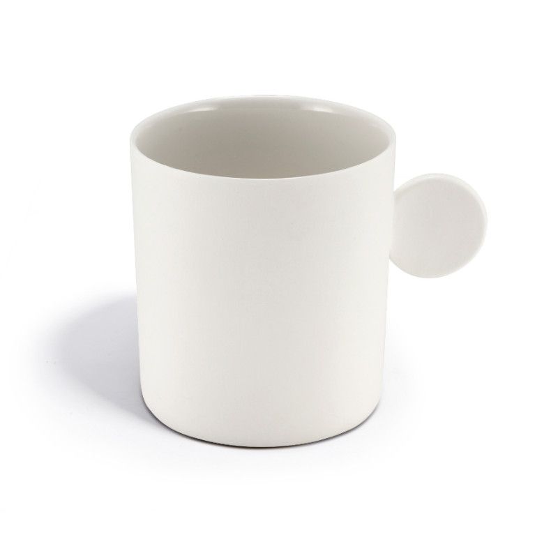 Mug Blanc Brillant Et Mat Aphros cl 40