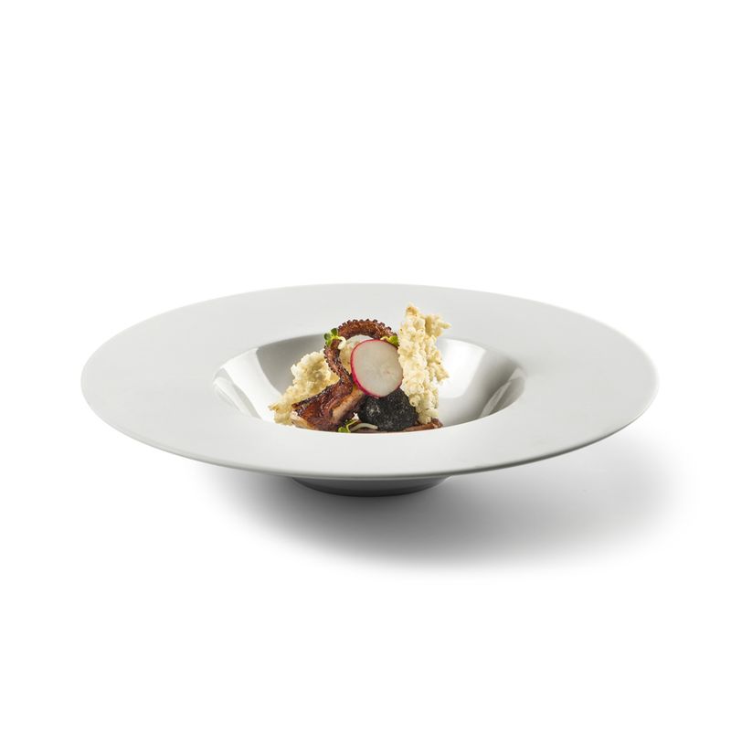 Assiette creuse sphérique finition mate/brillante