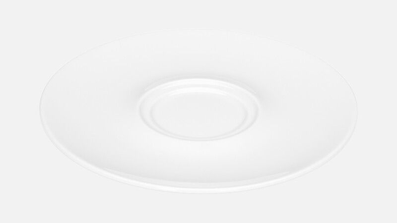 Untertasse mit Doppelvertiefung 16,9 cm