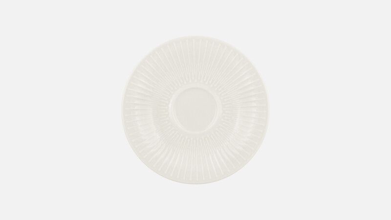 Untertasse rund gerippt 13,2 cm