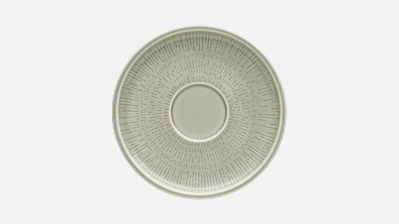 Kombi-Untertasse rund Struktur 16,5 cm