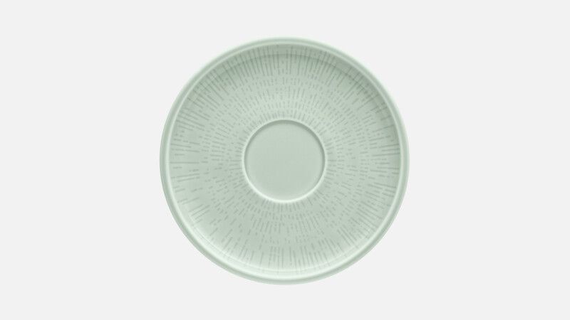 Kombinierte Untertasse rund Struktur 16,5 cm